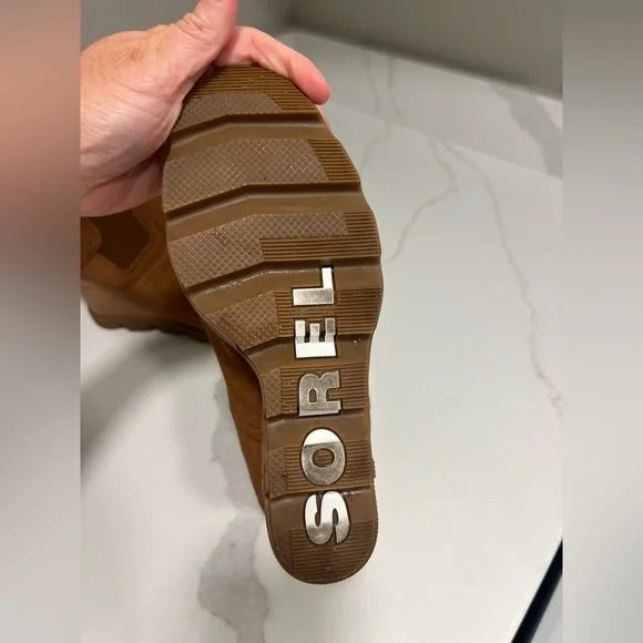 Women’s Sorel Joan Uptown Chelsea Boot Size 9 Brown - Picture 12 of 14